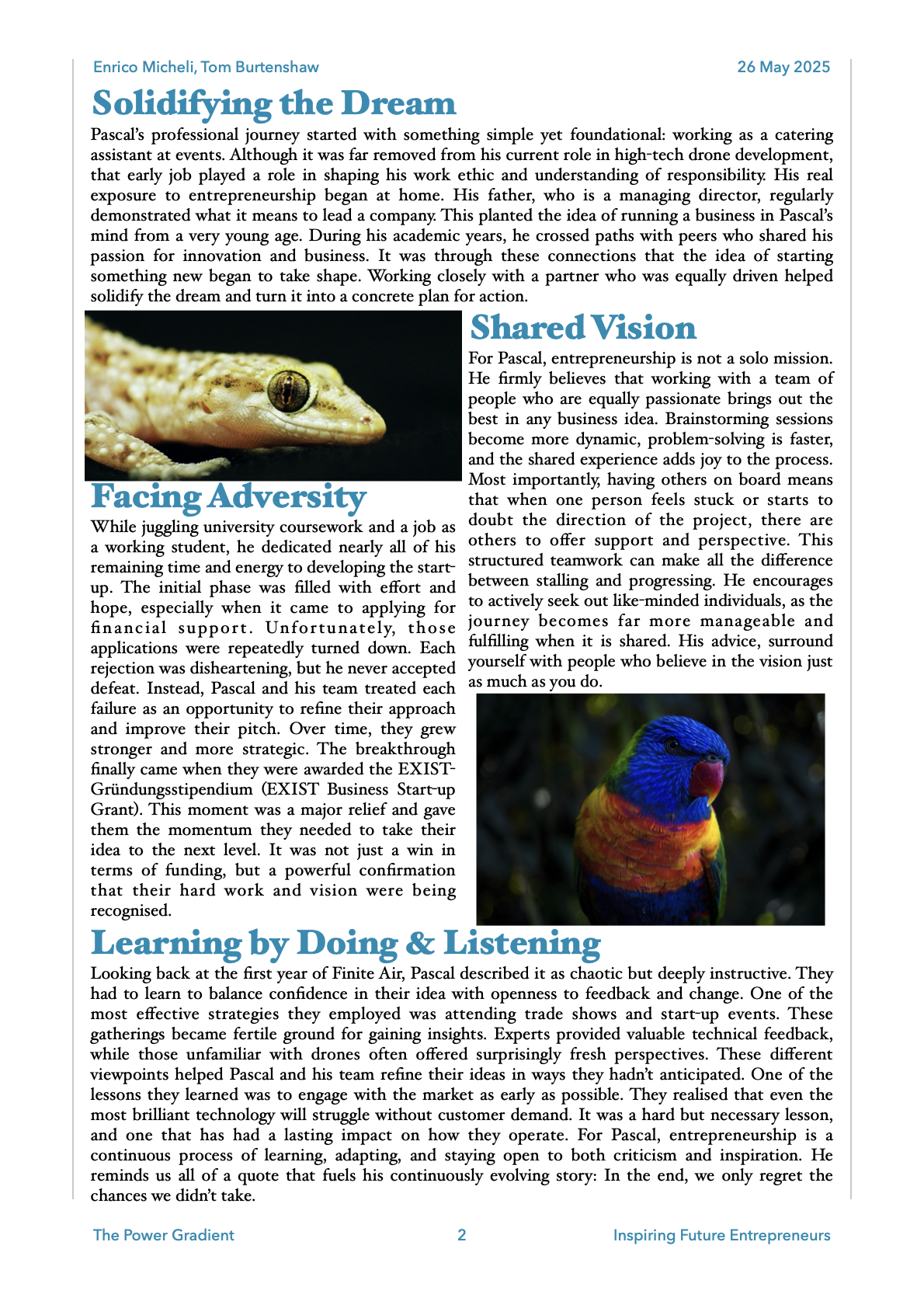 Page 2 of The Power Gradient - Week 26